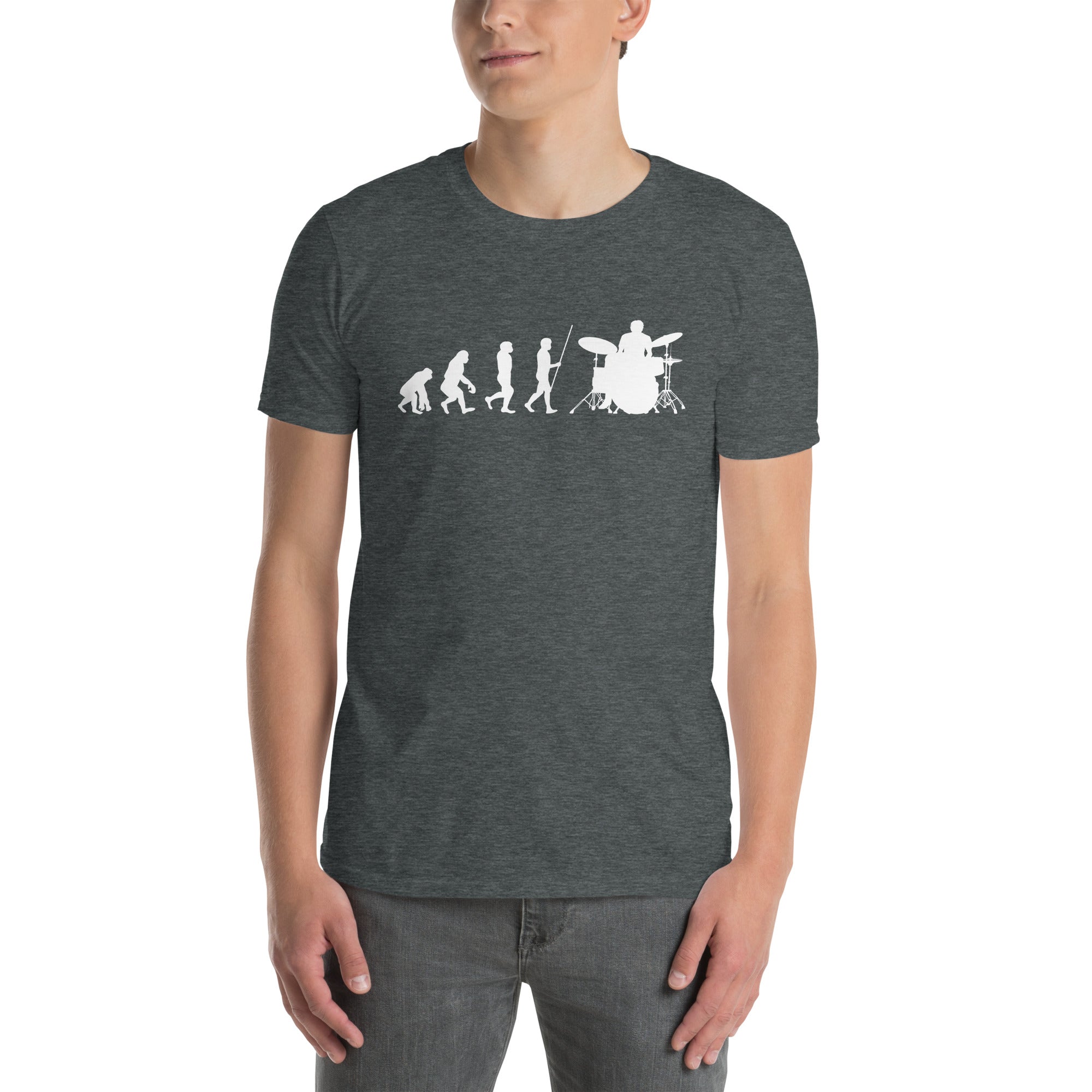 Funny Evolution Drummer Shirt - Gift for Drummers - Cuccico Design