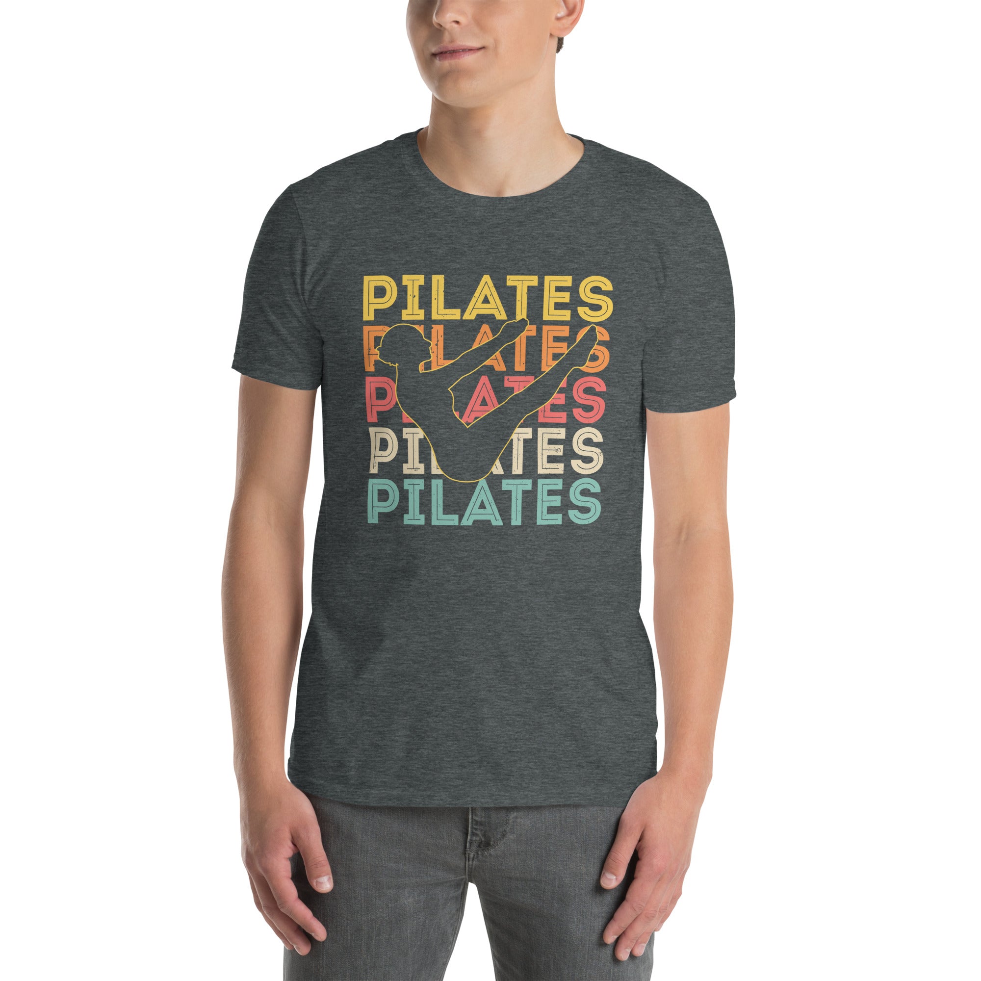 Vintage Retro Pilates Shirt - Pilates Lover Gift & Workout Tee - Cuccico Design