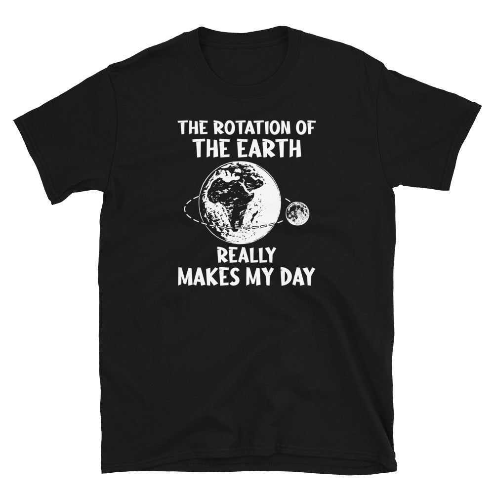 Rotation of the Earth Funny Science T-Shirt - Cuccico Design
