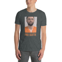 Scottie Scheffler Mugshot Golf T-Shirt | Funny Golf Shirt - Cuccico Design
