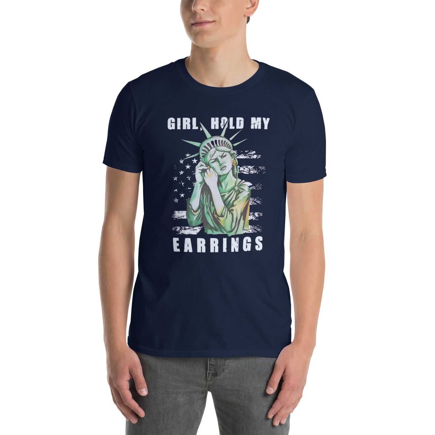 Funny 'Girl Hold My Earrings' Graphic T-Shirt - Cuccico Design