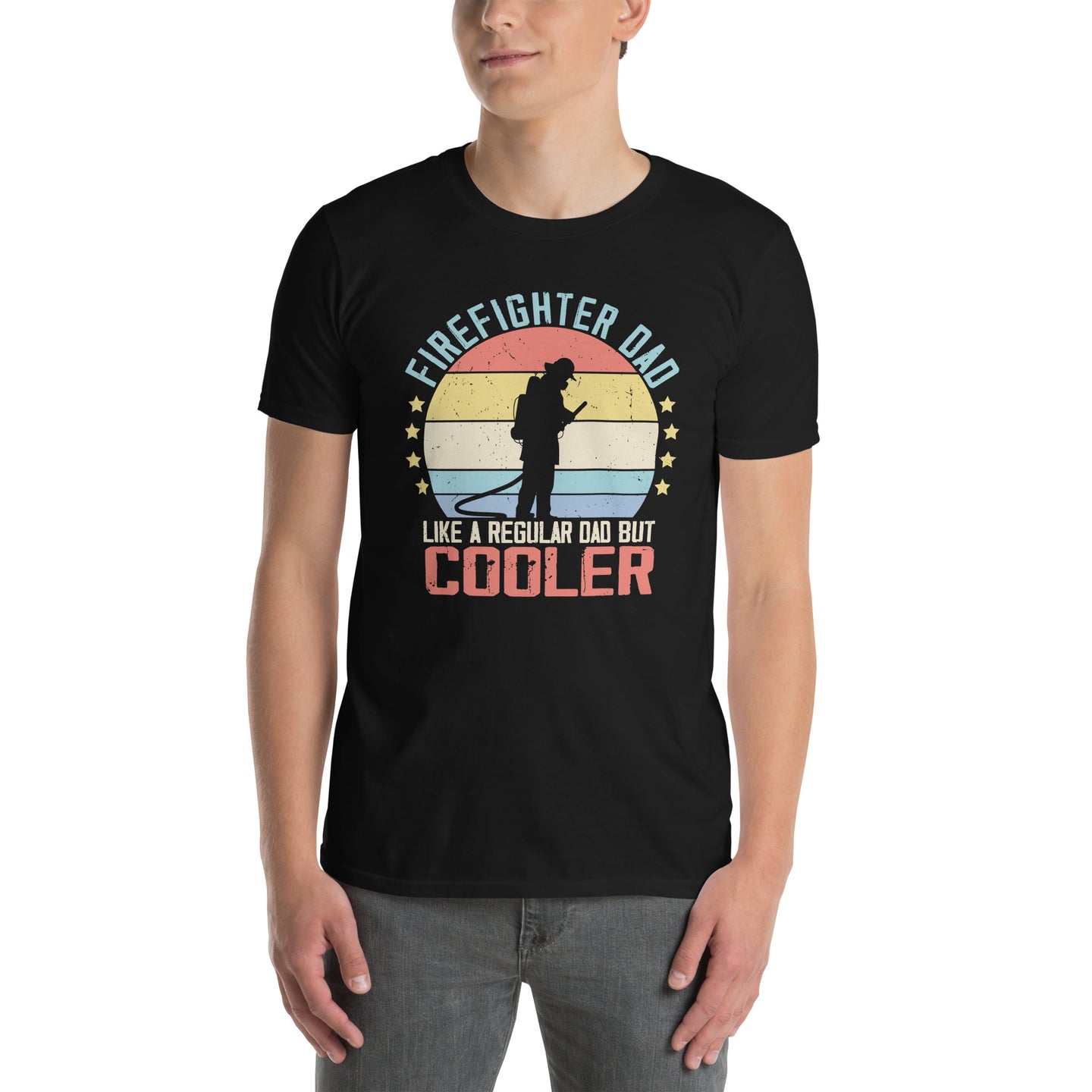 Firefighter Dad Shirt - Funny Father's Day Gift for Firemen - Cuccico Design
