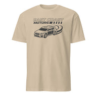 A Thousand Tomorrows S1E4 East Coast Motorsports T-Shirt in sand color by Cuccico