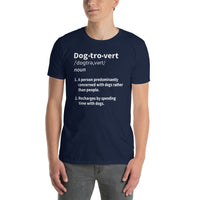 Funny Dogtrovert T-Shirt | Introvert Dog Lover Gift - Cuccico Design