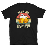 Funny Beer 40th Birthday T-Shirt - Unisex Gift Idea - Cuccico Design