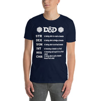 Dnd Stats Shirt - Dungeons and Dragons RPG T-Shirt Gift - Cuccico Design