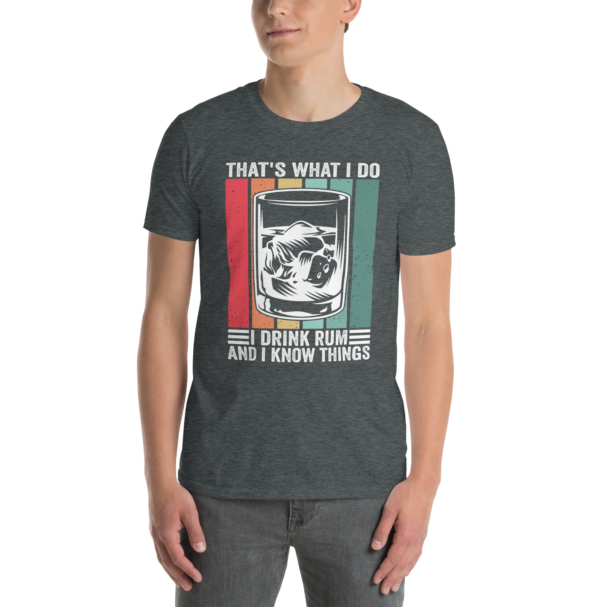 Funny Rum T-Shirt: I Drink Rum And I Know Things - Cuccico Design