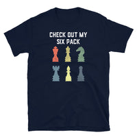 Funny Chess T-Shirt: 'Six Pack' Gift for Players - Cuccico Design