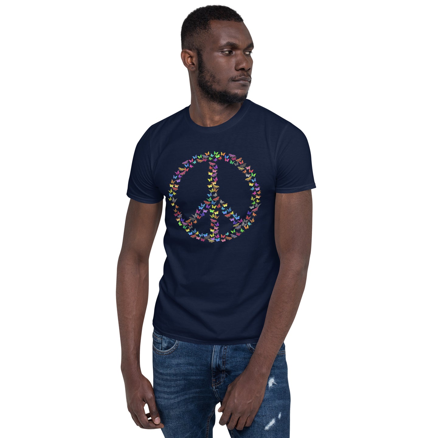 Peace Symbol T-Shirt | Peace Sign & Love Graphic Tee - Cuccico Design