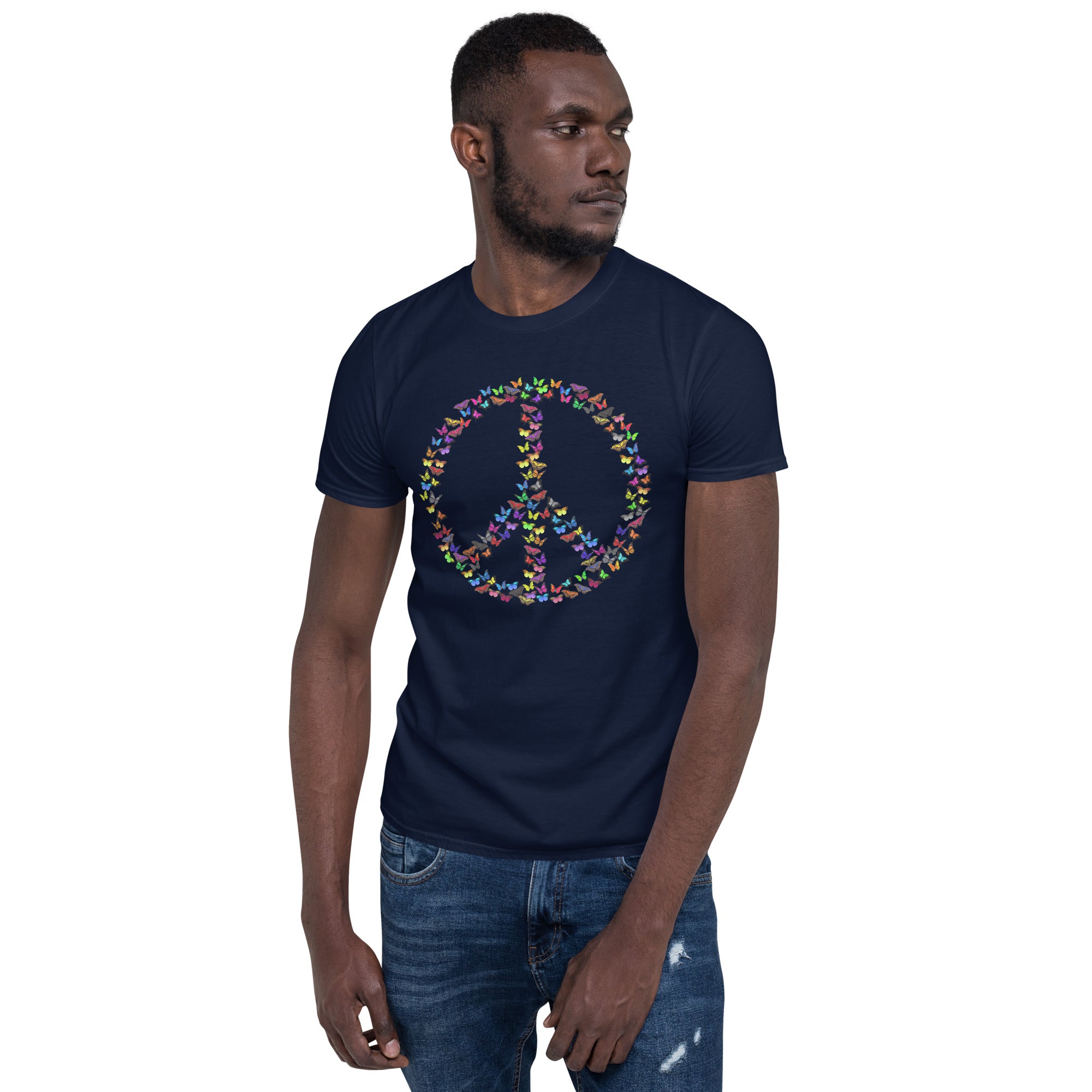 Peace Symbol T-Shirt | Peace Sign & Love Graphic Tee - Cuccico Design