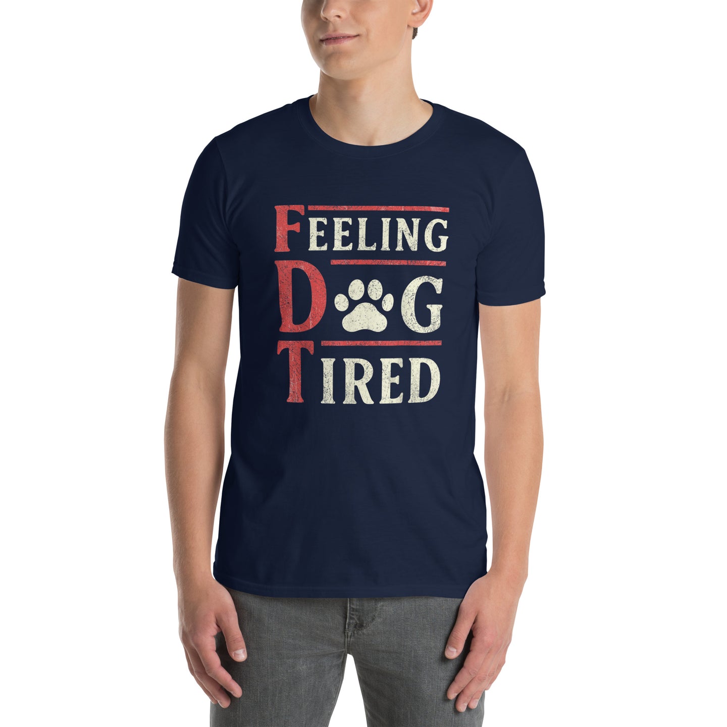 Feeling Dog Tired T-Shirt | Funny Humorous Tee - Cuccico Design