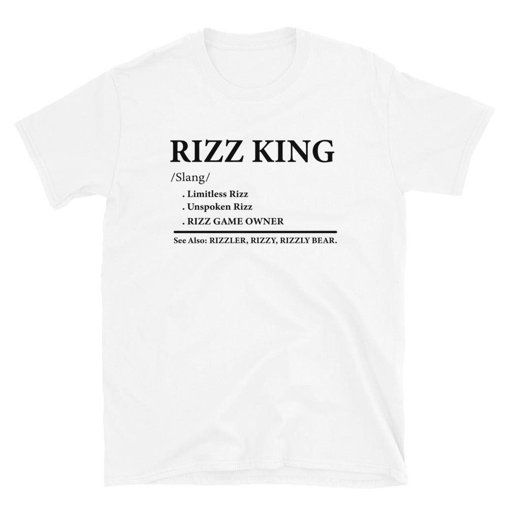 W Rizz T-Shirt | The Rizz King Funny Meme Quote Tee - Cuccico Design