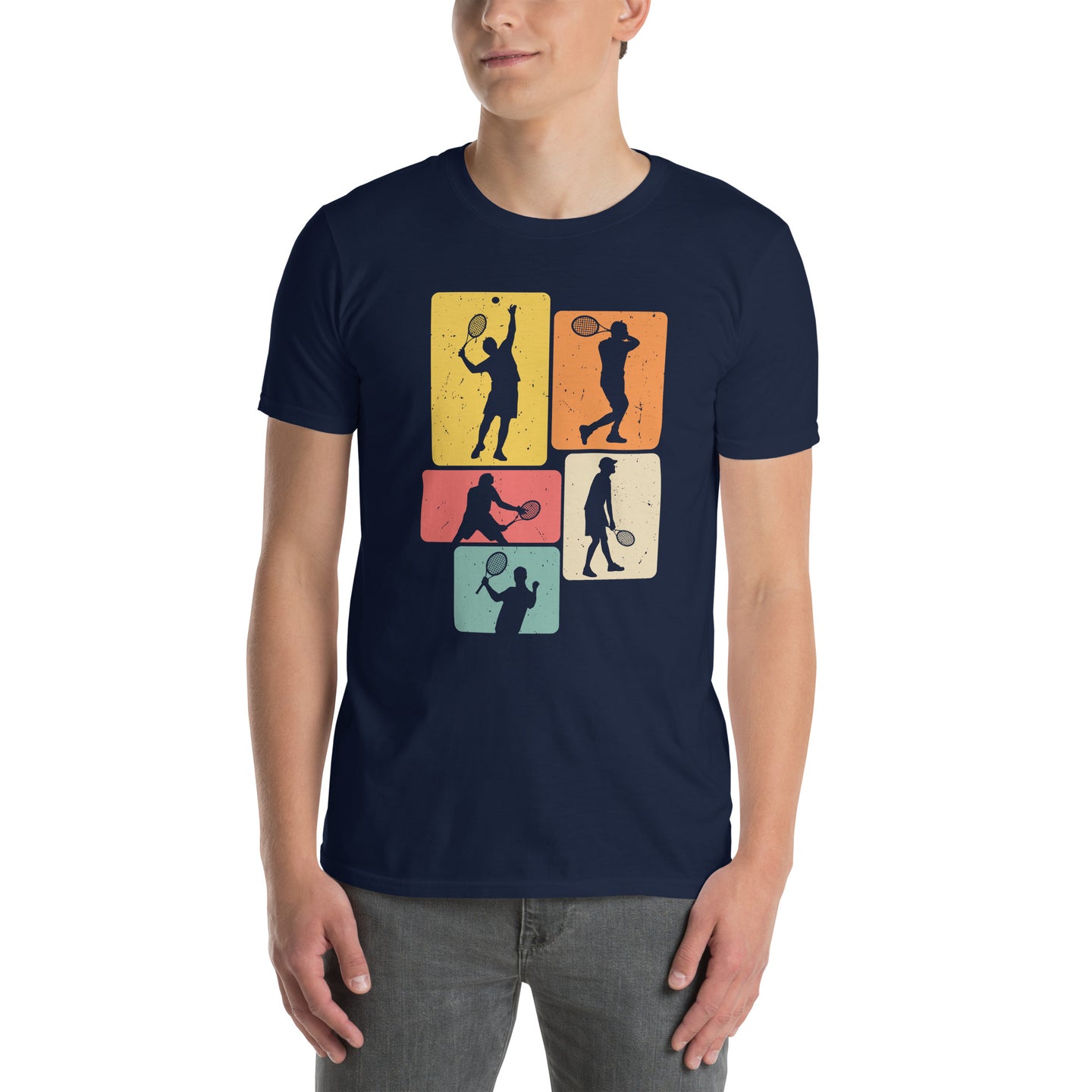 Retro Tennis Player T-Shirt | Funny Tennis Lover Shirt - Cuccico Design