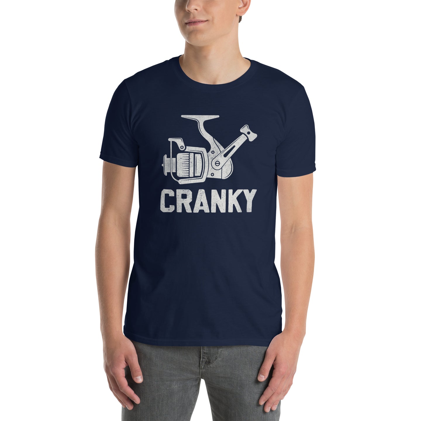 Funny Fishing Shirt - Cranky Fish Crankbait T-Shirt - Cuccico Design