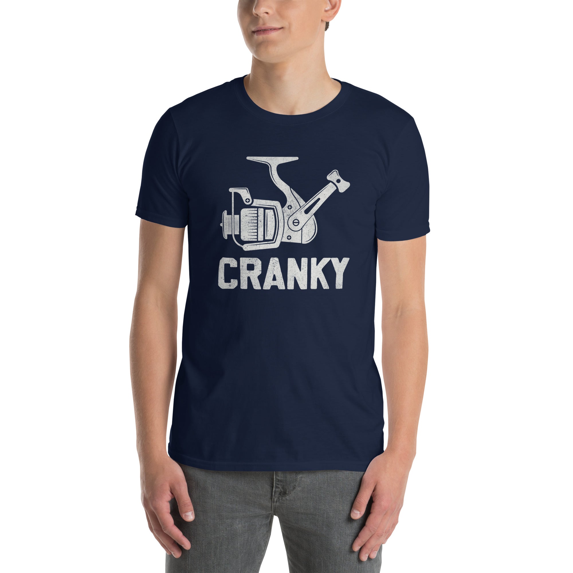 Funny Fishing Shirt - Cranky Fish Crankbait T-Shirt - Cuccico Design