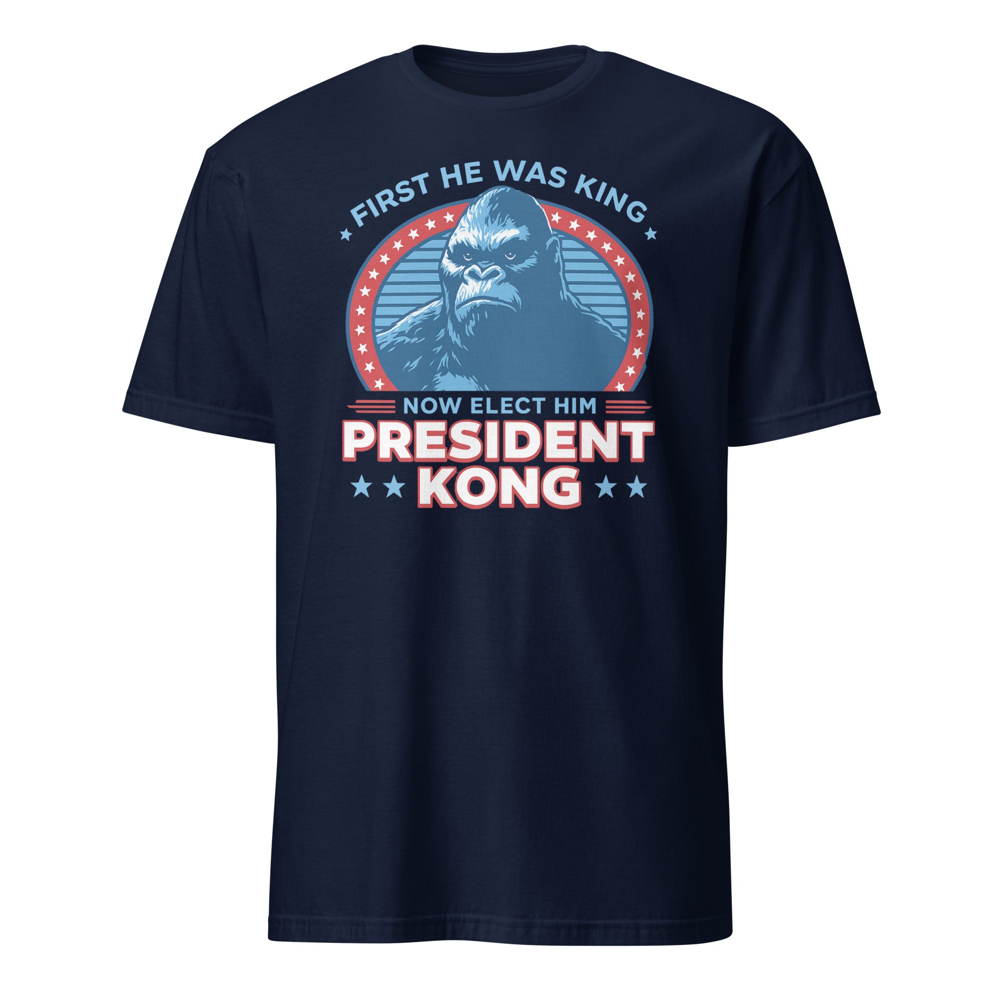 Big Ape Shirt in navy featuring Presidential Parody Tee by Cuccico