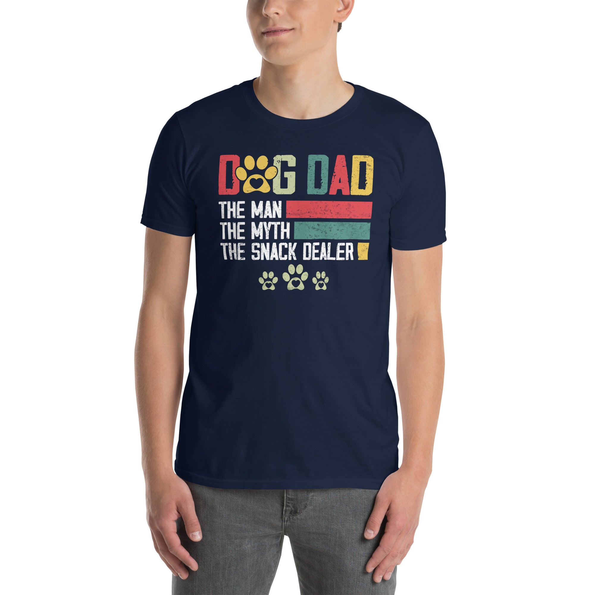 Dog Dad The Man The Myth Snack Dealer T-Shirt - Cuccico Design