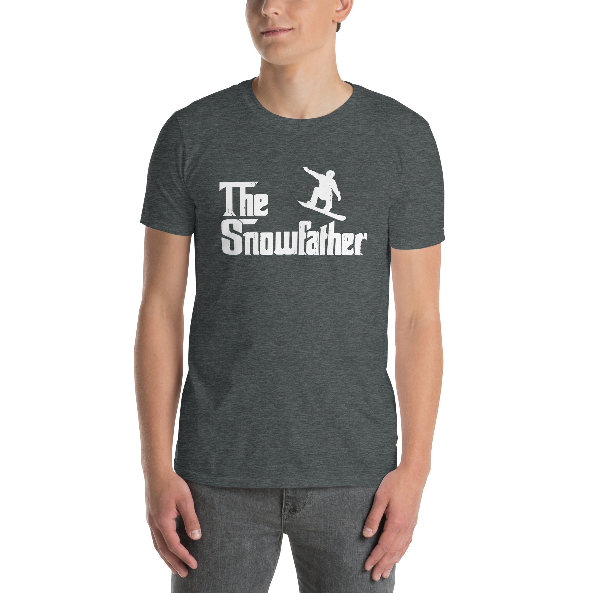 The Snowfather Funny Snowboarder T-Shirt - Cuccico Design
