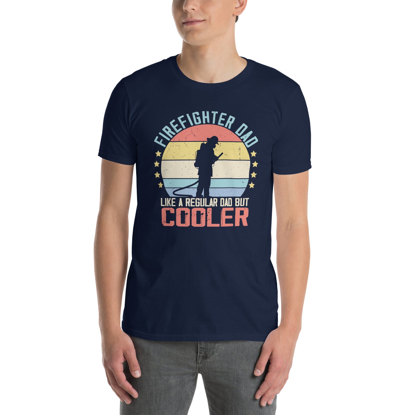 Firefighter Dad Shirt - Funny Father's Day Gift for Firemen - Cuccico Design