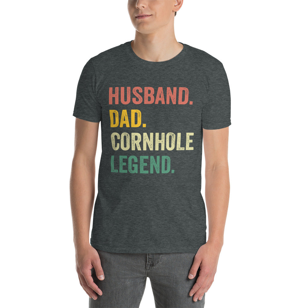 Funny Cornhole Shirt Gift for Dad | Cornhole Player Tee - Cuccico Design
