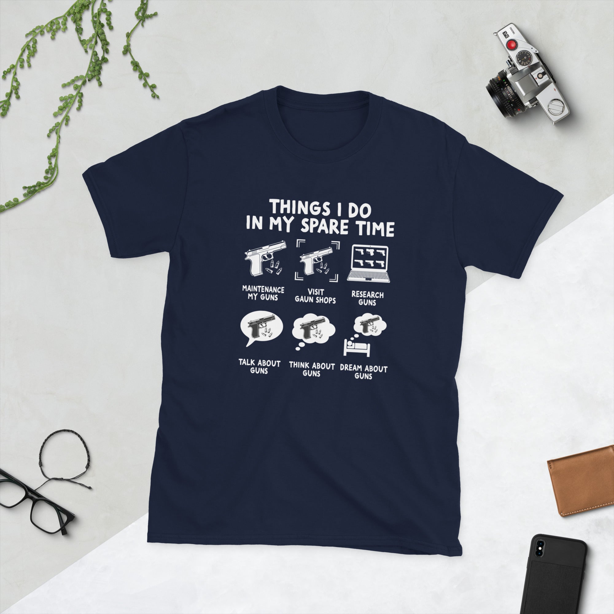Funny Gun Lover T-Shirt | Things I Do Gun Owner Gift - Cuccico Design