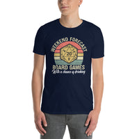 Weekend Forecast Board Games Shirt | Gamer Gift Tee - Cuccico Design