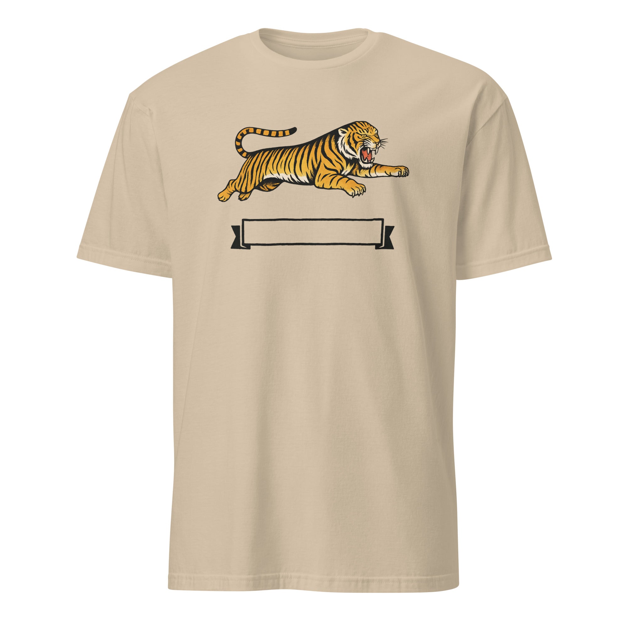 Charlie’s Tiger T-Shirt in Sand color by Cuccico from The Runarounds S1E3 Outfit