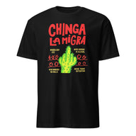 Chinga La Migra Abolish ICE No Human Is Illegal shirt in black by Cuccico