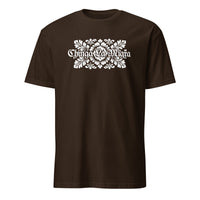Cuccico Chinga La Migra T-Shirt in Dark Chocolate color supporting Abolish ICE and Immigration Reform