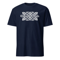 Cuccico Chinga La Migra T-Shirt in Navy featuring Abolish ICE and Immigration Reform slogan