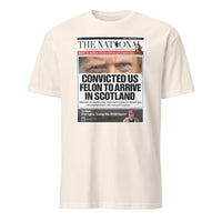 Cuccico Convicted US Felon to Arrive in Scotland T-shirt in natura