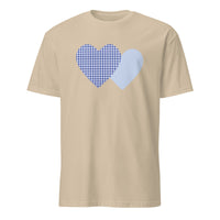 Cuccico Gingham Check T-shirt in Sand color for August 2025 Fashion
