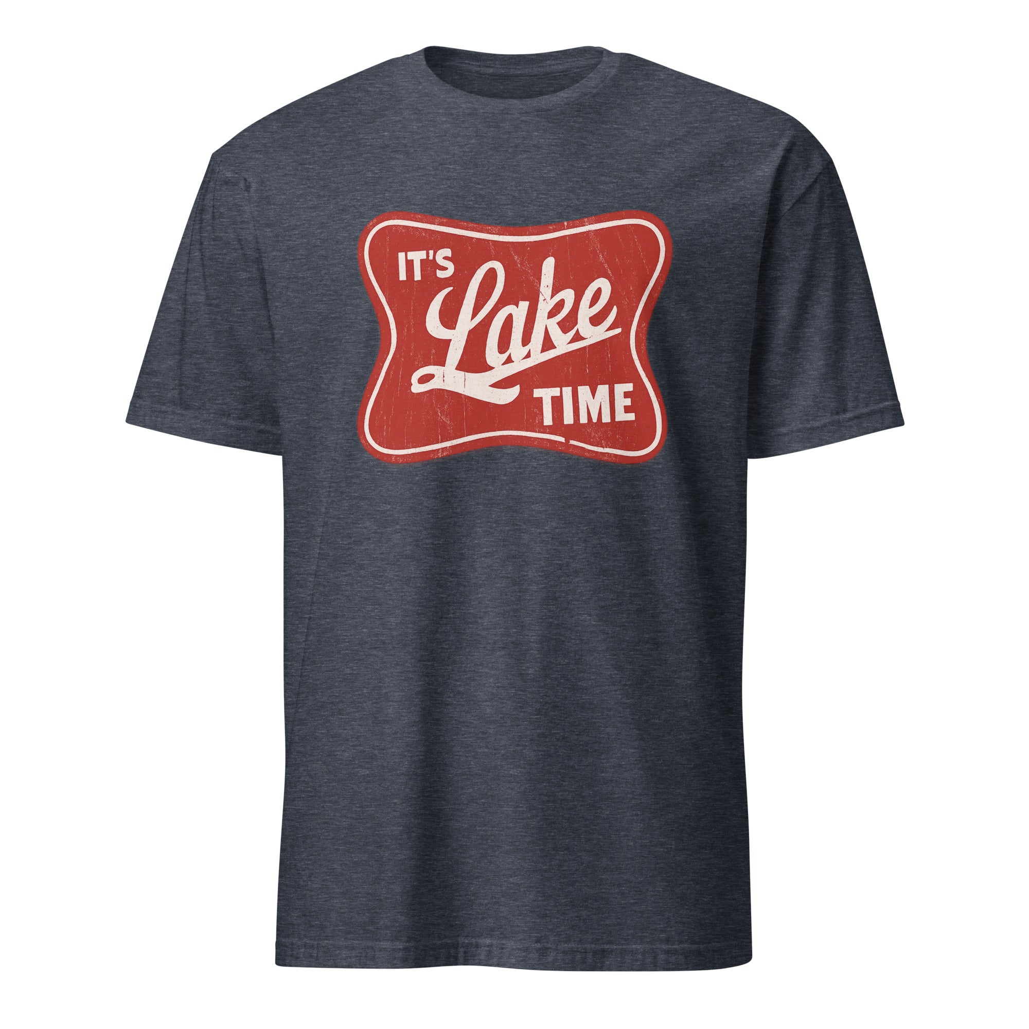 Cuccico Lake Life shirt in Heather Navy – Super soft Lake Life tee