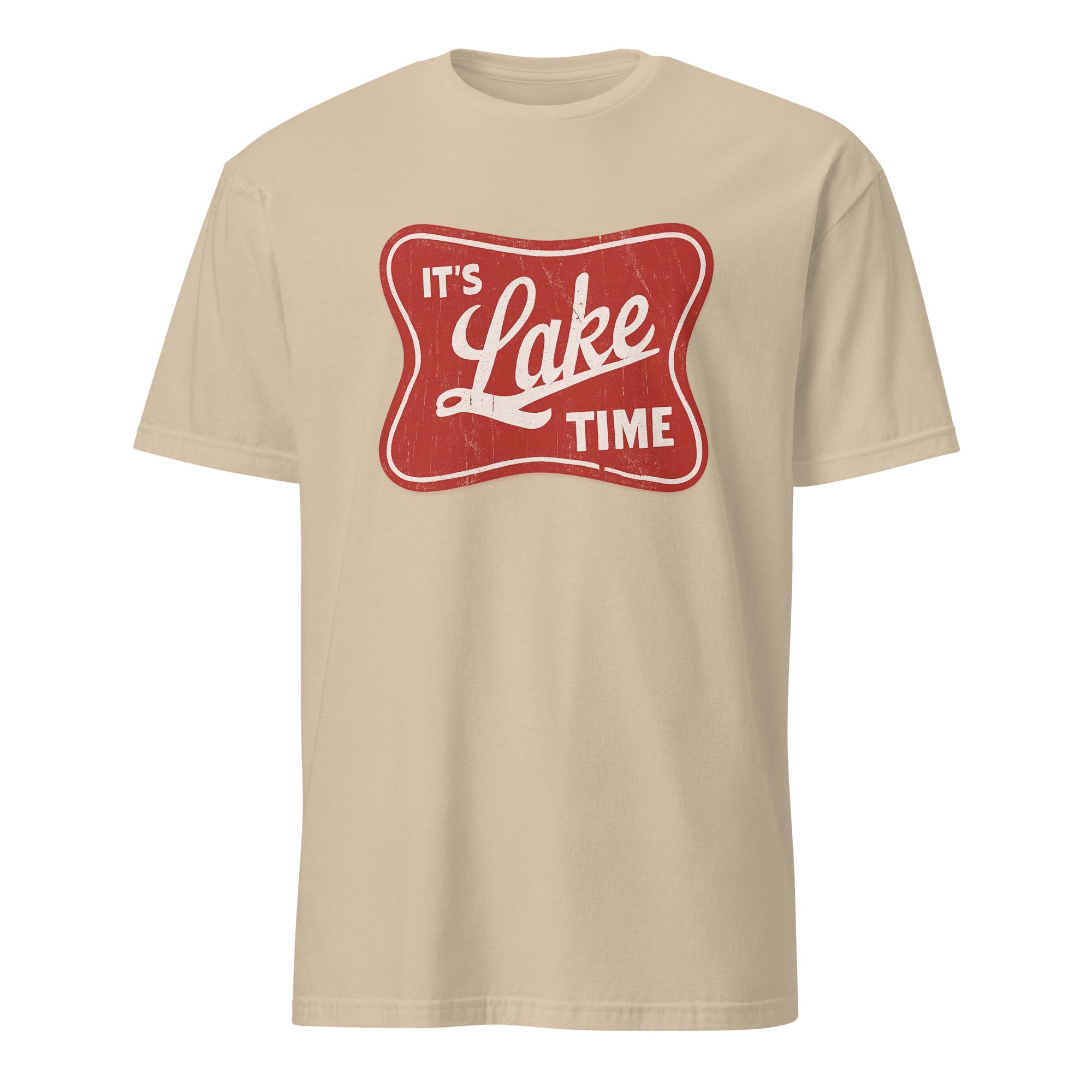 Cuccico Lake Life shirt in Sand – Casual Lake Time and Lake House shirt