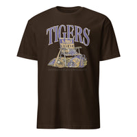 Cuccico LSU Tigers Performance Lawn Sports T-Shirt in Dark Chocolate