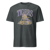 Cuccico LSU Tigers Performance Lawn Sports T-Shirt in Dark Heather