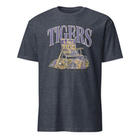 Cuccico LSU Tigers Performance Lawn Sports T-Shirt in Heather Navy