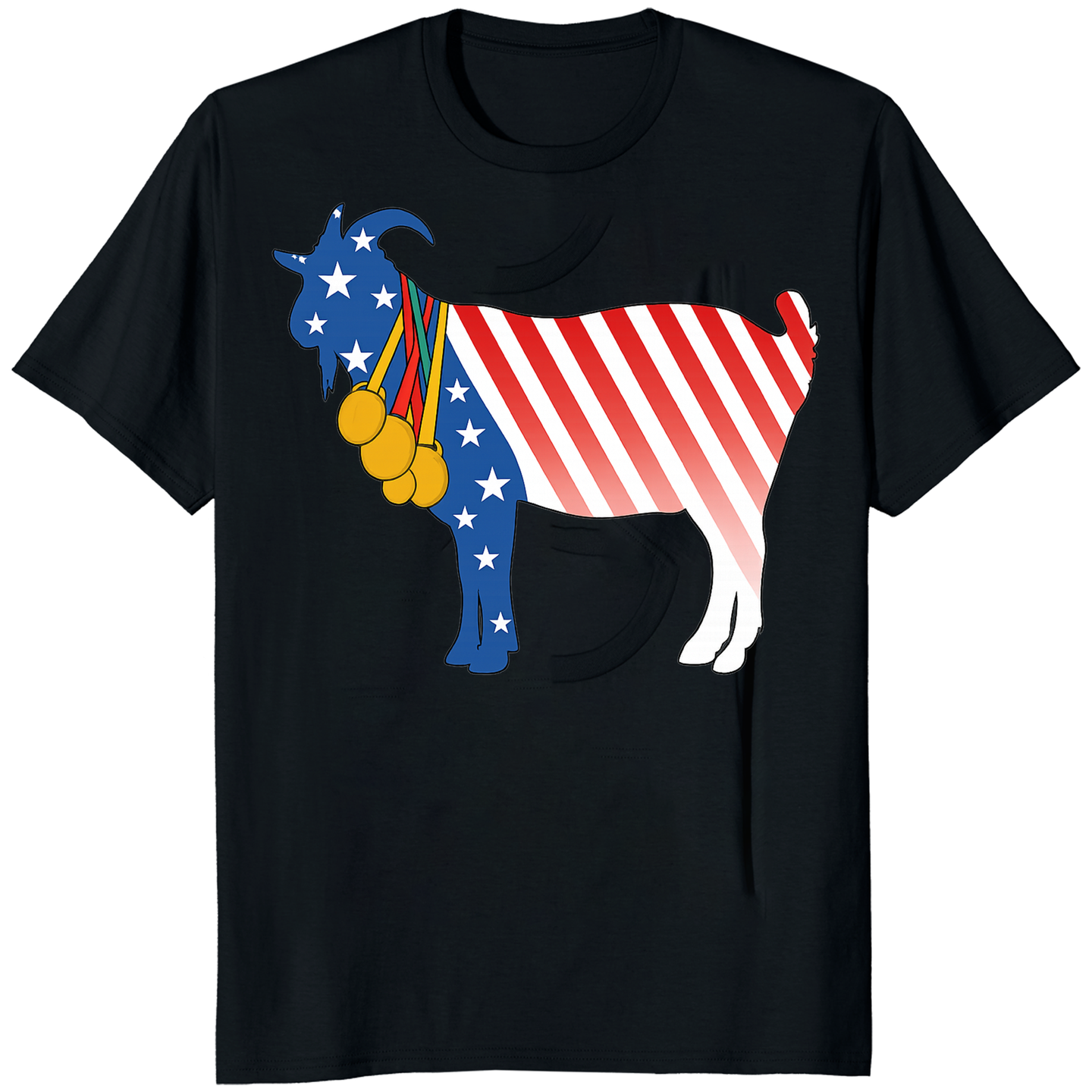 Cuccico Team USA Gold Medal T-Shirt in black color