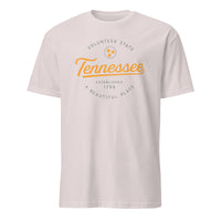 Ice grey Tennessee Shirt with Tri Star design – Cuccico Volunteers Tee