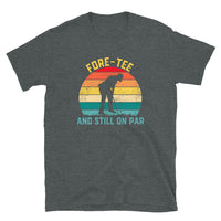 Funny 40th Birthday Golf Shirt | 'Fore-Tee' Golf Gift Tee - Cuccico Design