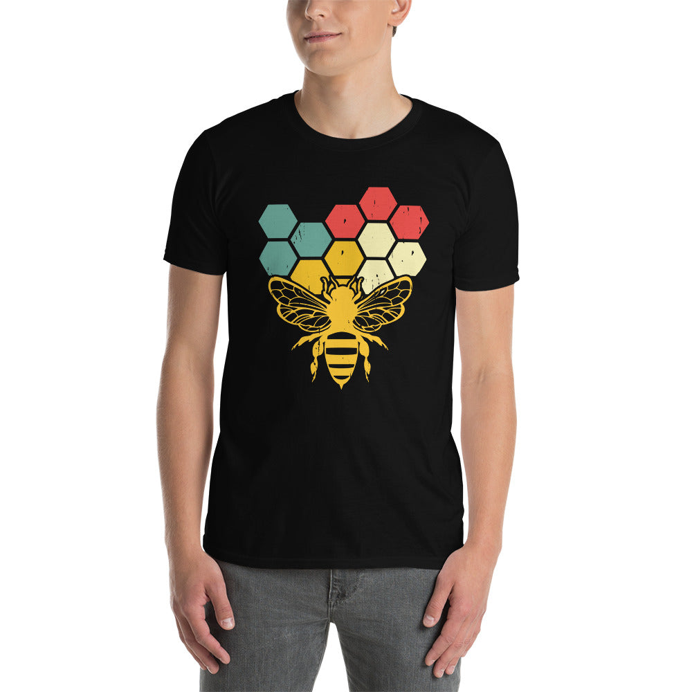 Funny Honey Bee T-Shirt - Vintage Bee Design Unisex Tee - Cuccico Design