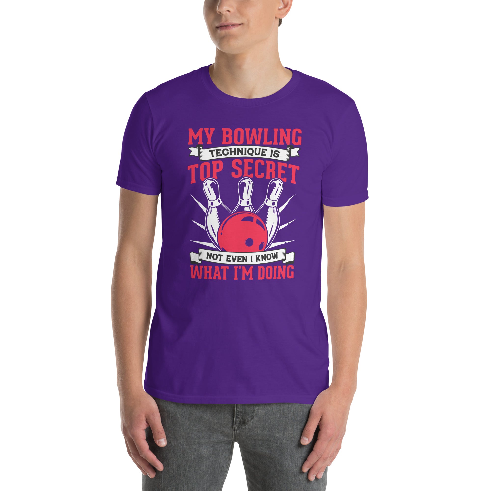 Funny Bowling T-Shirt - Top Secret Bowler Gift - Cuccico Design