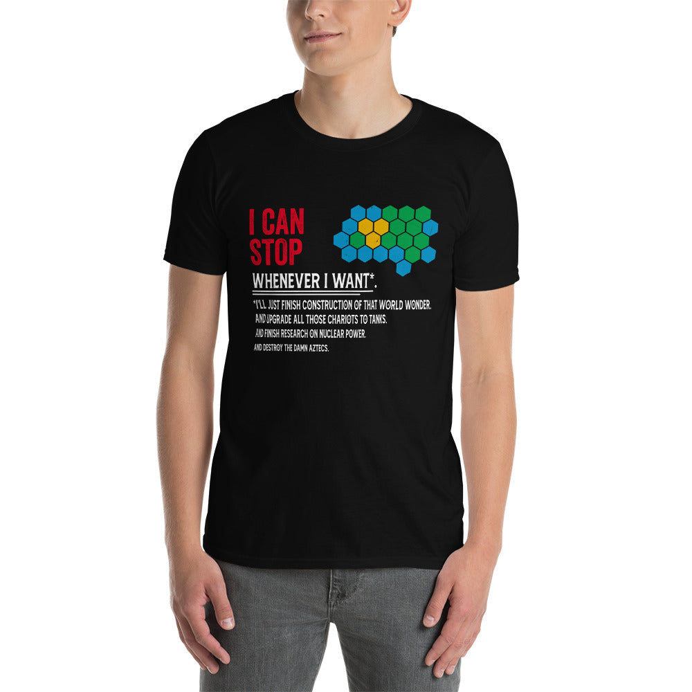 Funny Gamer T-Shirt for Gaming Lovers - I Can Stop Whenever I Want - Cuccico Design