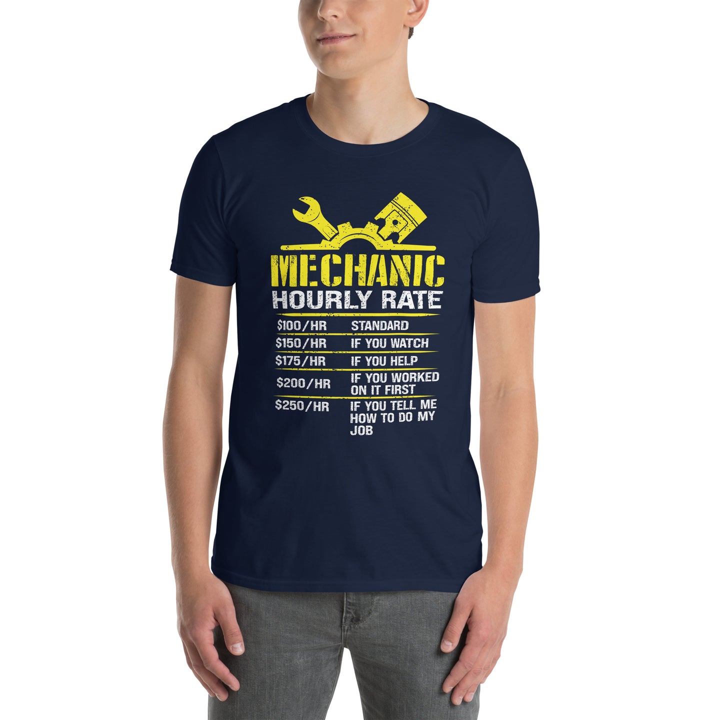 Funny Mechanic Hourly Rate Shirt - Auto Repair Gift - Cuccico Design