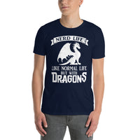 Funny Dragon T-Shirt: Normal Life But With Dragons - Cuccico Design