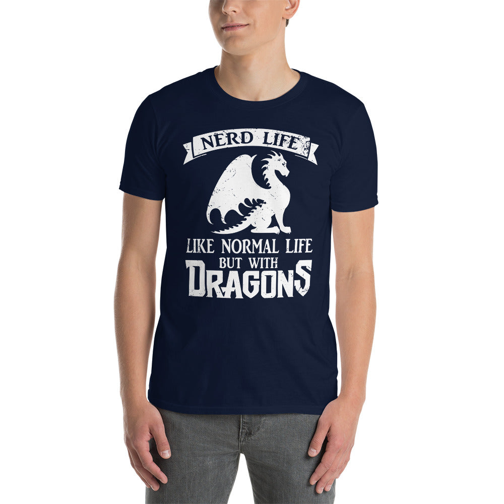 Funny Dragon T-Shirt: Normal Life But With Dragons - Cuccico Design