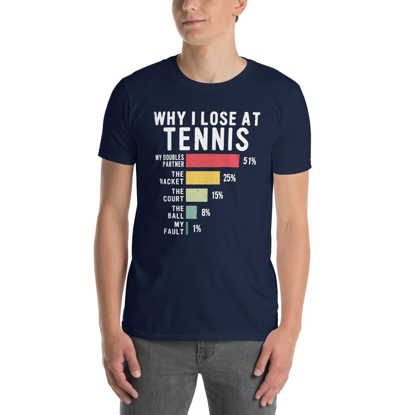 Funny Tennis Shirt - Why I Lose At Tennis Player Gift T-Shirt - Cuccico Design