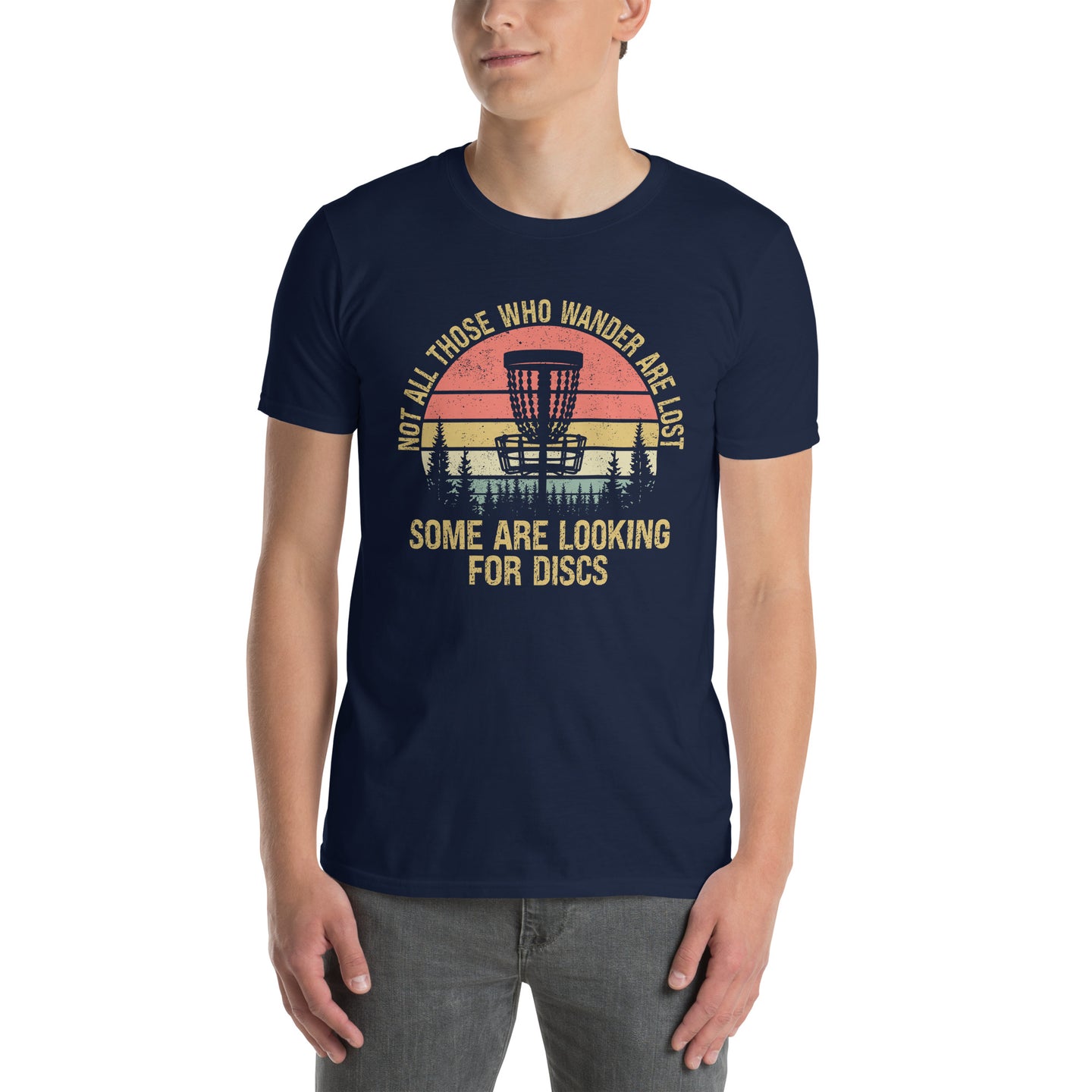 Not All Who Wander Are Lost Disc Golf T-Shirt - Funny - Cuccico Design