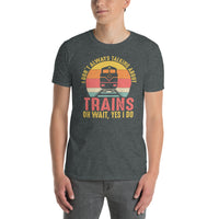 Funny Train T-Shirt Gift for Train Lovers & Engineers - Cuccico Design