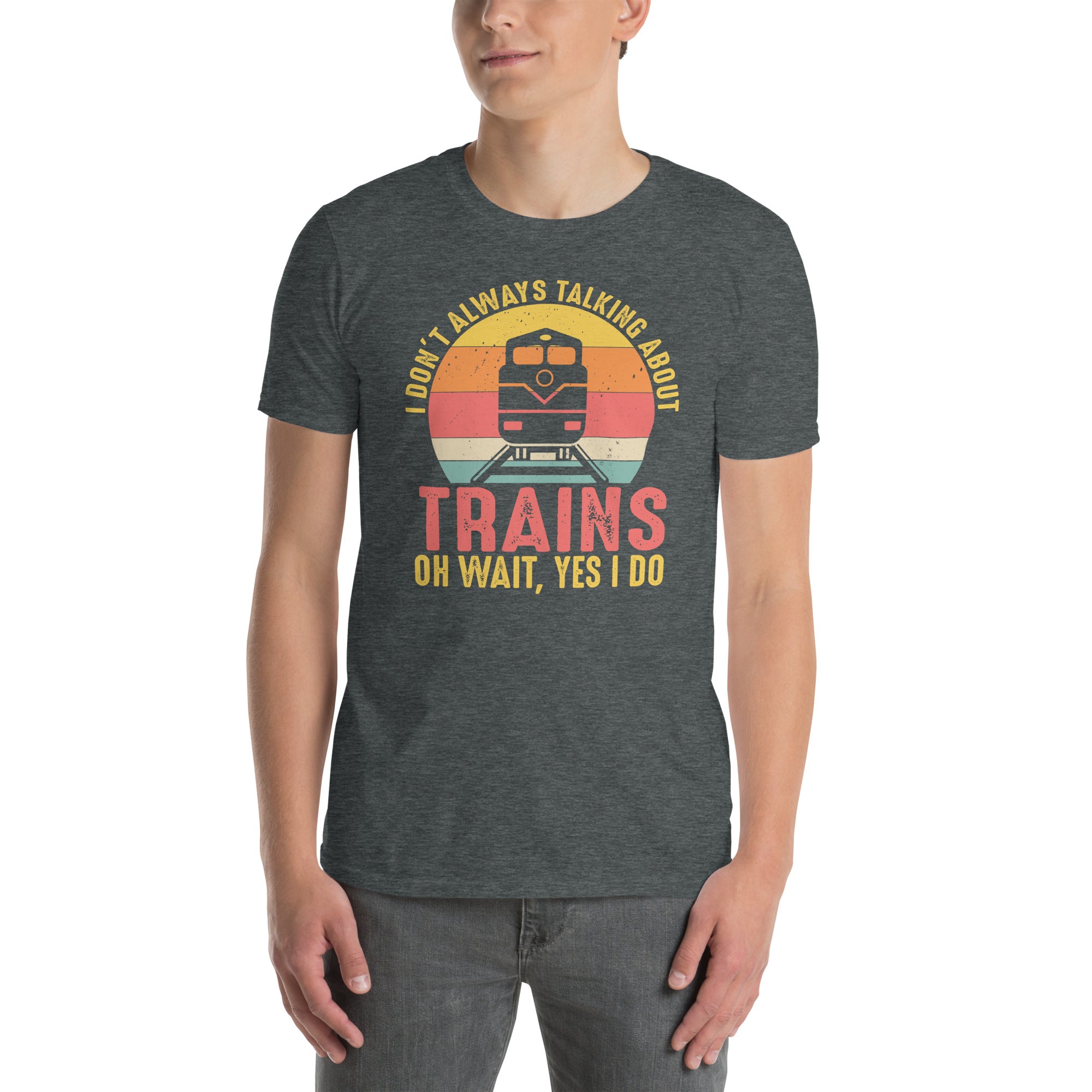 Funny Train T-Shirt Gift for Train Lovers & Engineers - Cuccico Design